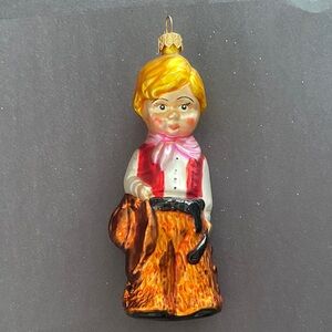 RARE RETIRED Christopher Radko Lil Clem Cowboy